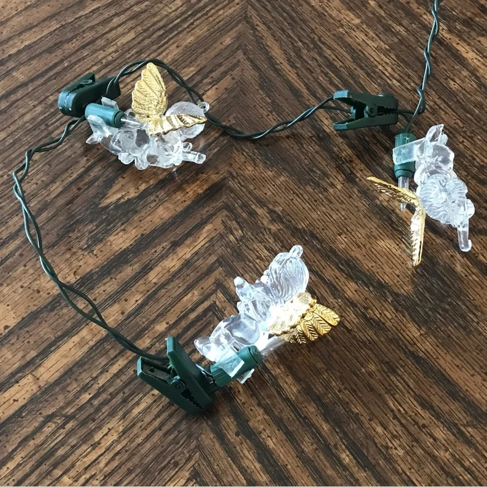 VTG Set of 20 Lighted Angels Cherubs Ornaments Christmas Holiday